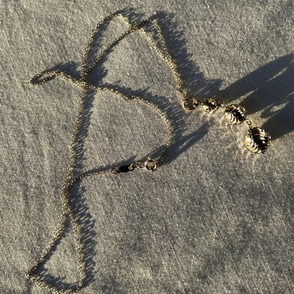 Silver graduated globe necklace 925 - Picture 4 of 5